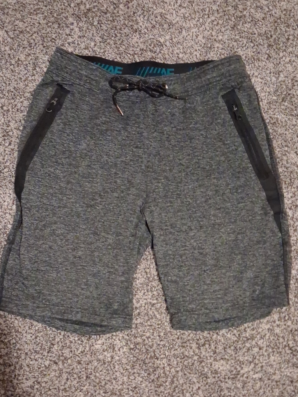 Men's Heather Gray American Eagle Active Drawstring Shorts
